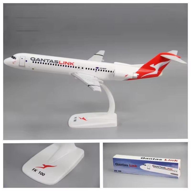 New 1:100 Scale Fokker FK-100  - مراجعة Model Airplane Plastic وسعره