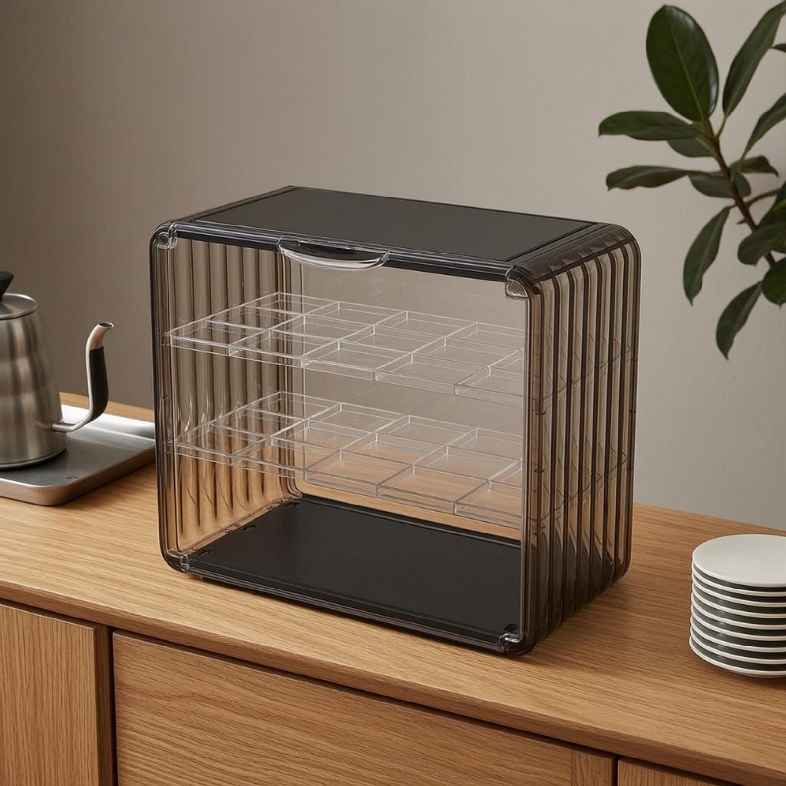 Acrylic Cup Storage Rack Trans - مراجعة Display Case Acrylic وسعره