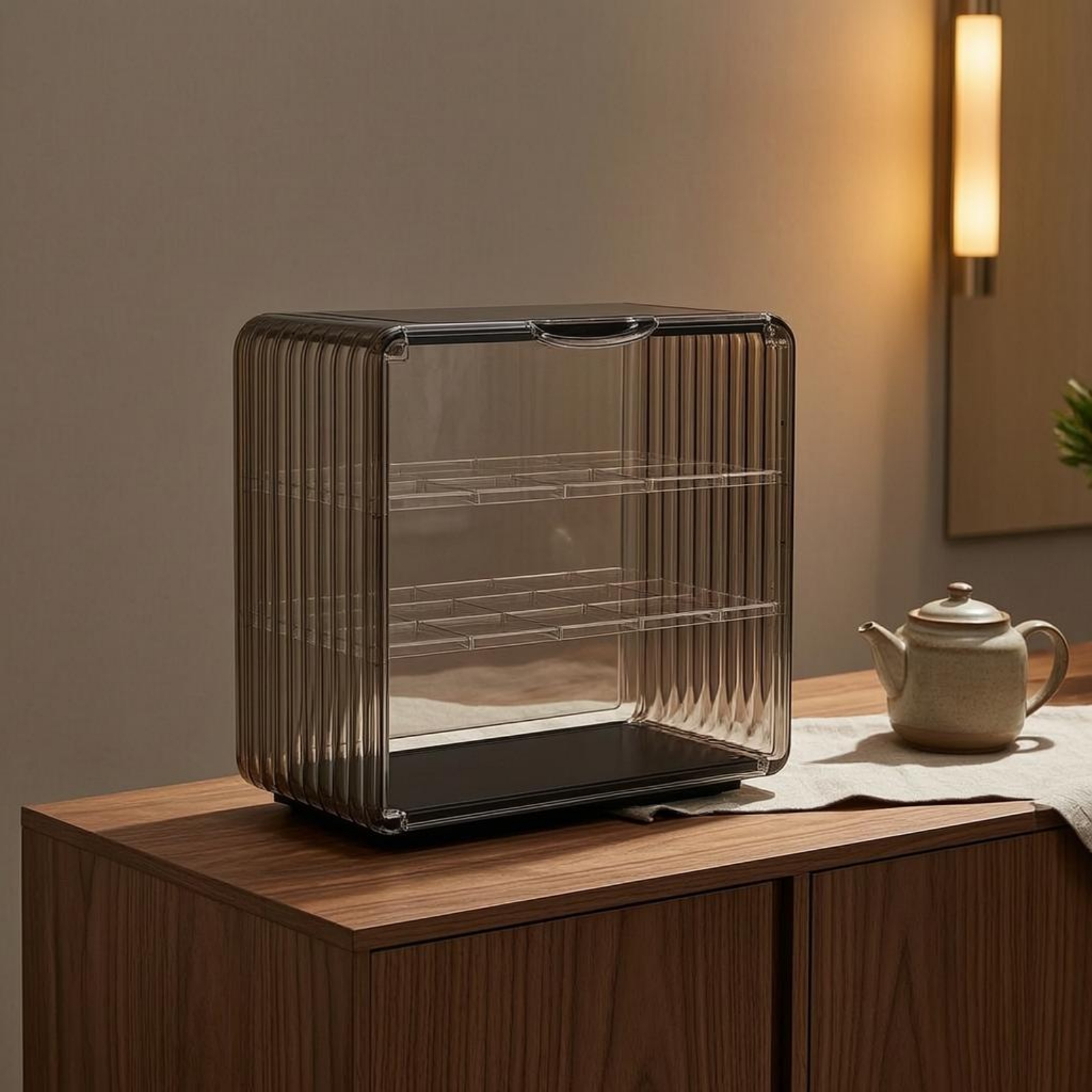 Acrylic Cup Storage Rack Trans - مراجعة Display Case Acrylic وسعره