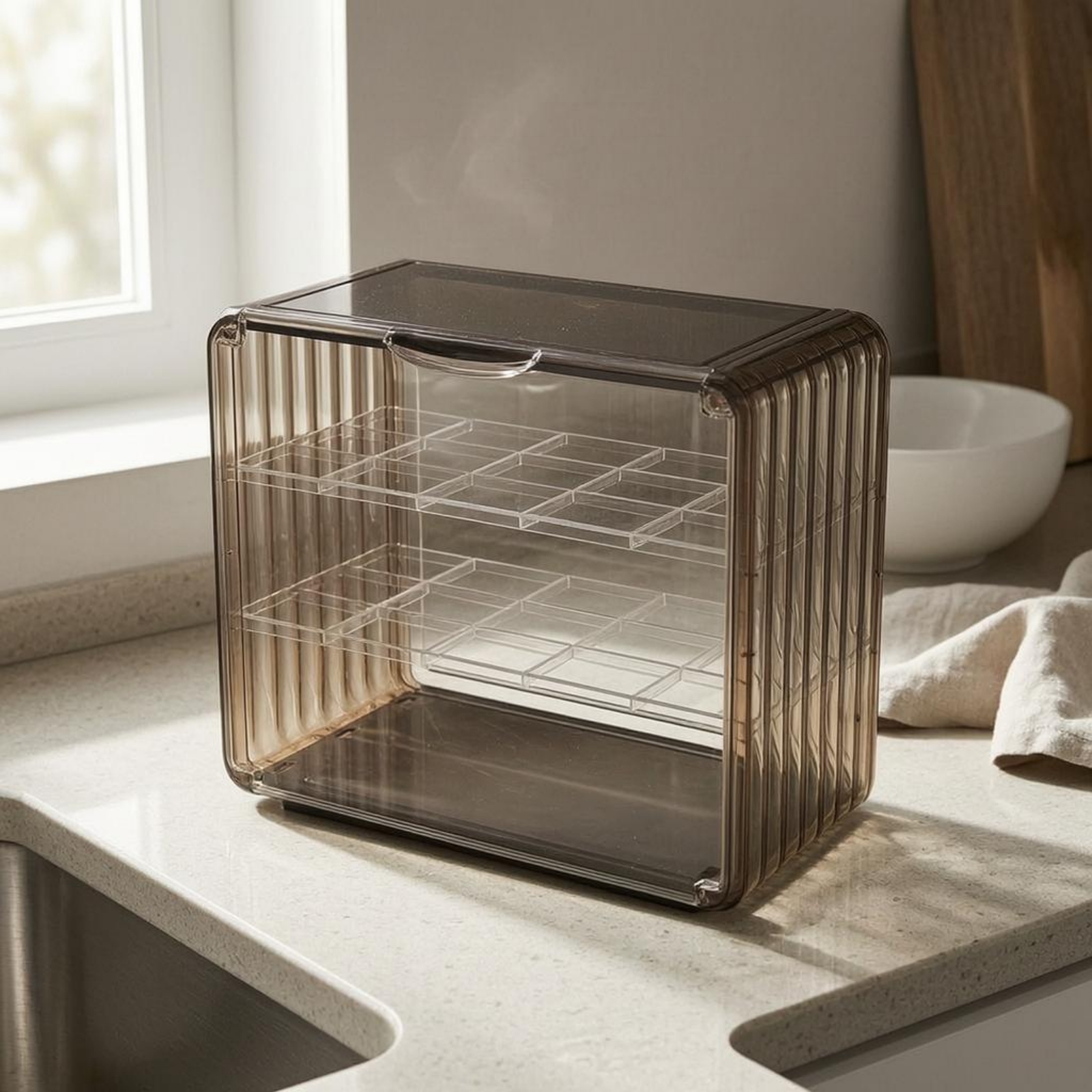 Acrylic Cup Storage Rack Trans - مراجعة Display Case Acrylic وسعره