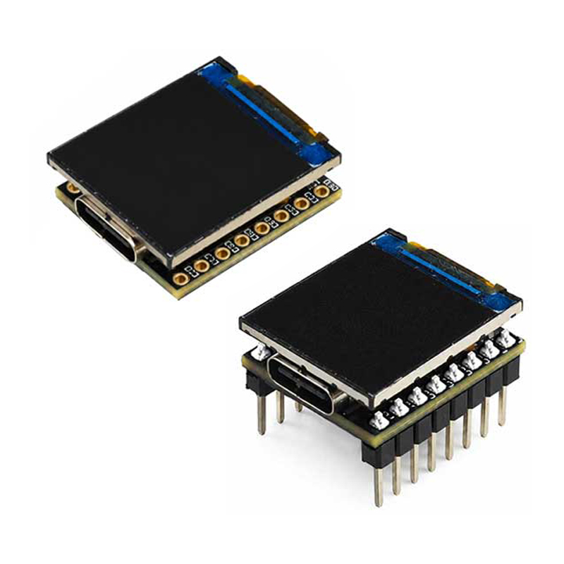 ESP32 C6 0.85 Inch 128X128 IPS - مراجعة Graded Card Display وسعره