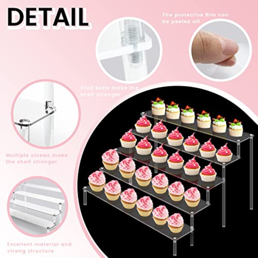 Acrylic Display Risers Stand S - مراجعة Display Risers Set وسعره