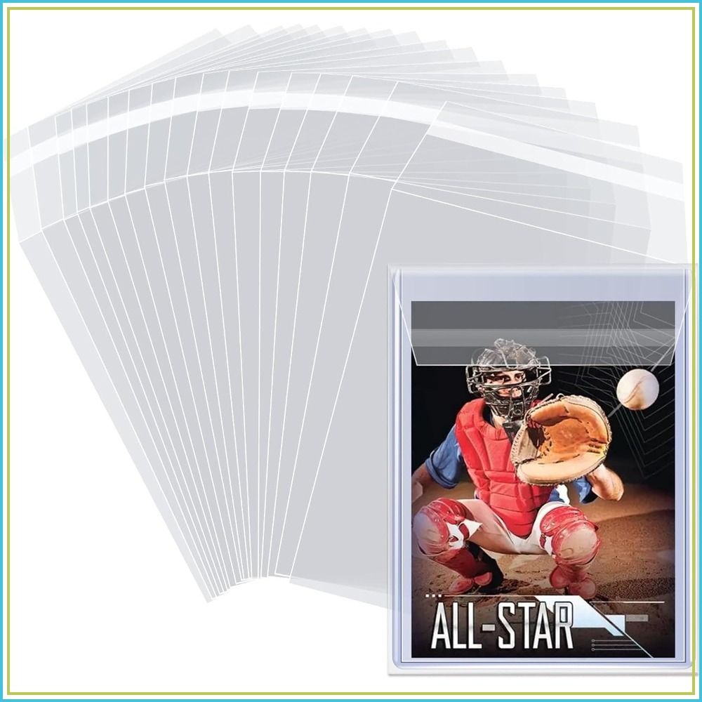 100 Pack Top Loader Sleeves, U - مراجعة Card Top Loader وسعره