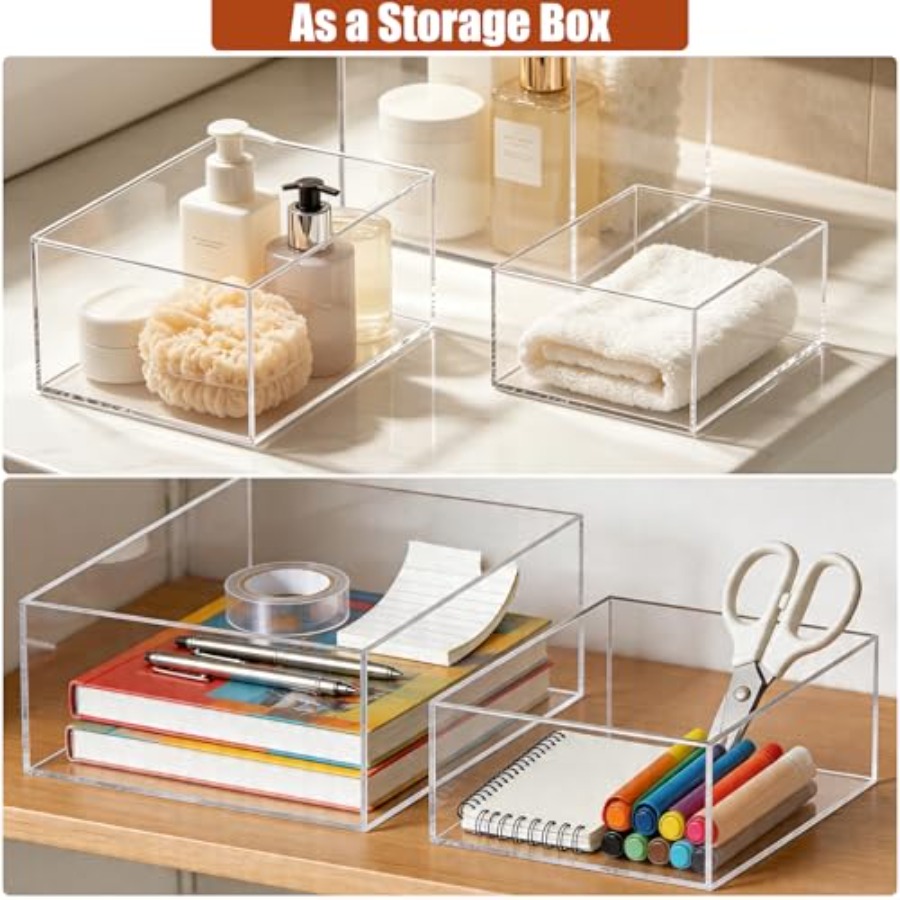 6Pcs Clear Acrylic Risers Disp - مراجعة Display Risers Set وسعره
