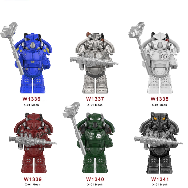 New BoS Game T60 Power Armor A - مراجعة Lego Minifigure Holder وسعره