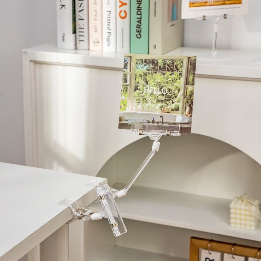 Transparent Photo Clip Desktop - مراجعة Pop Display Shelf وسعره