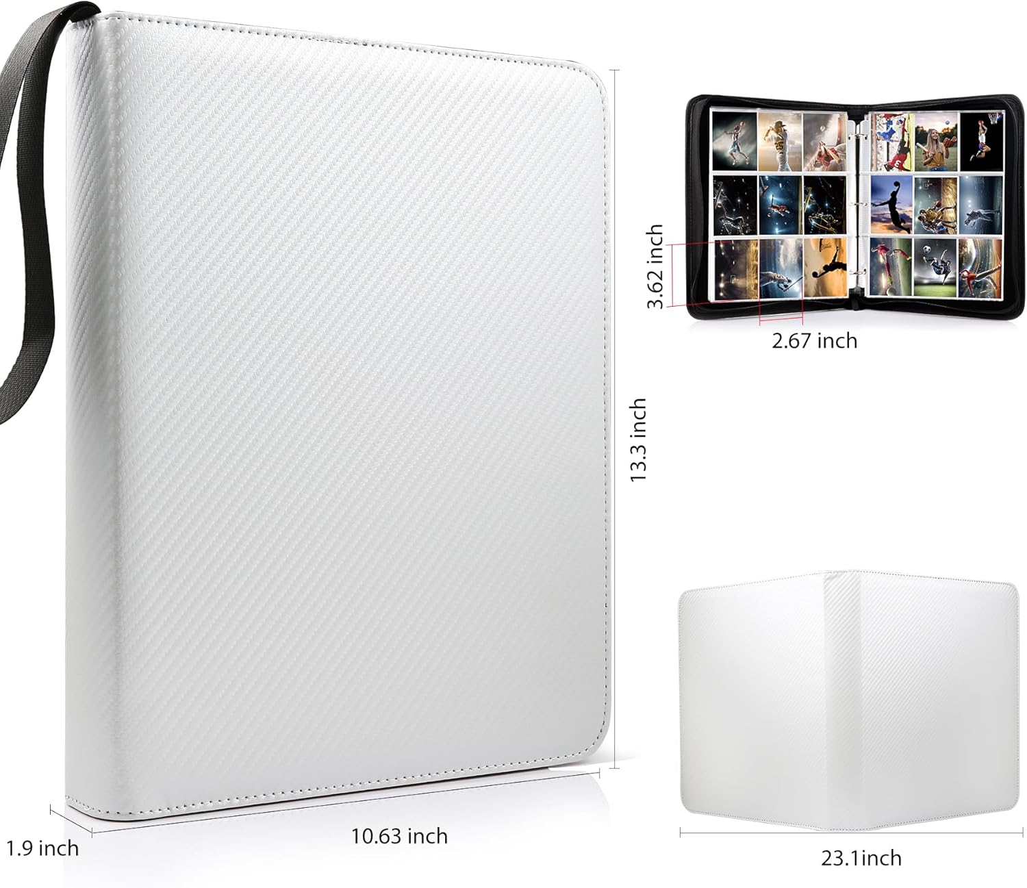 3 ring Trading Card Binder, 90 - مراجعة Trading Card Binder وسعره
