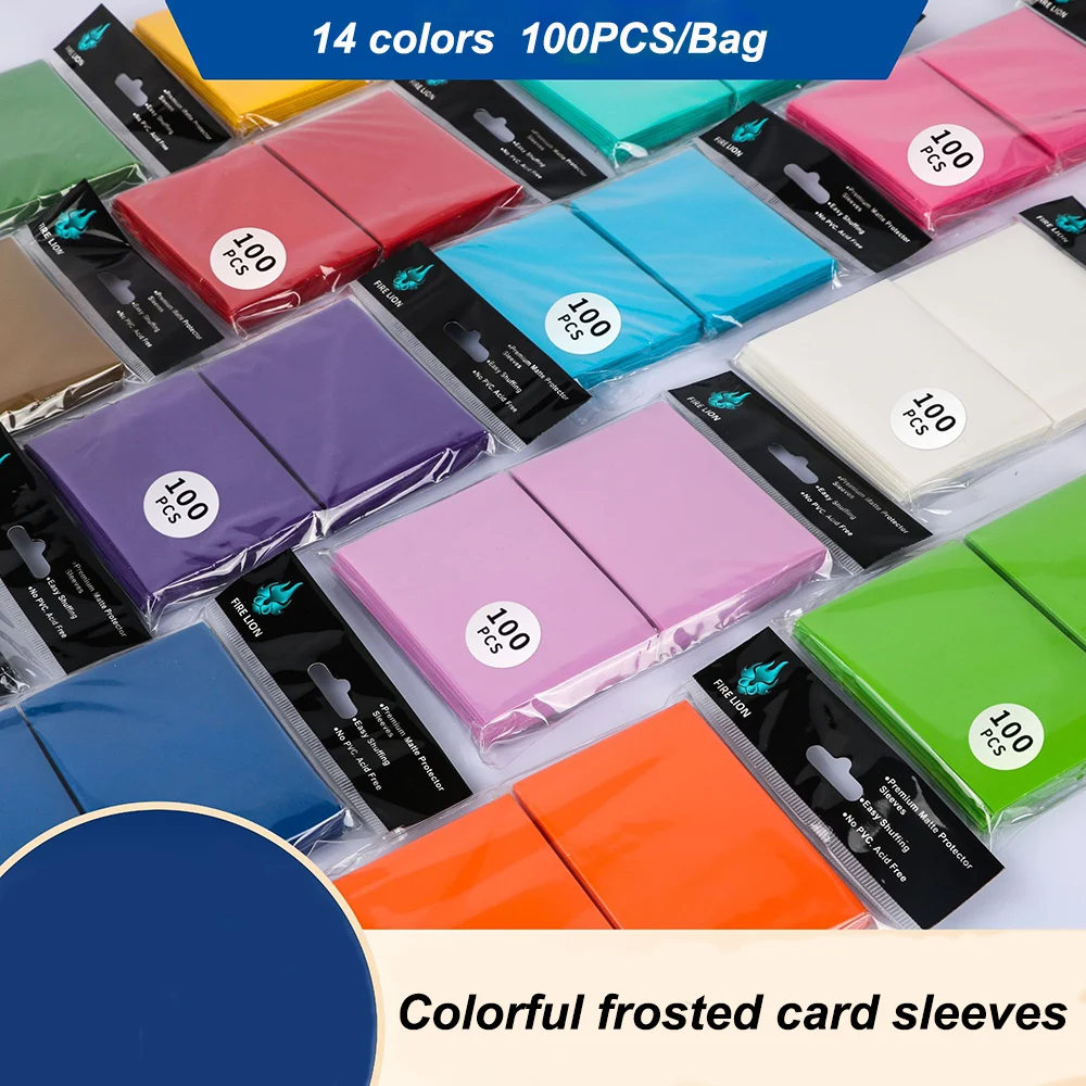 62x89mm 100PCS/Set Solid Matte - مراجعة Card Penny Sleeve وسعره