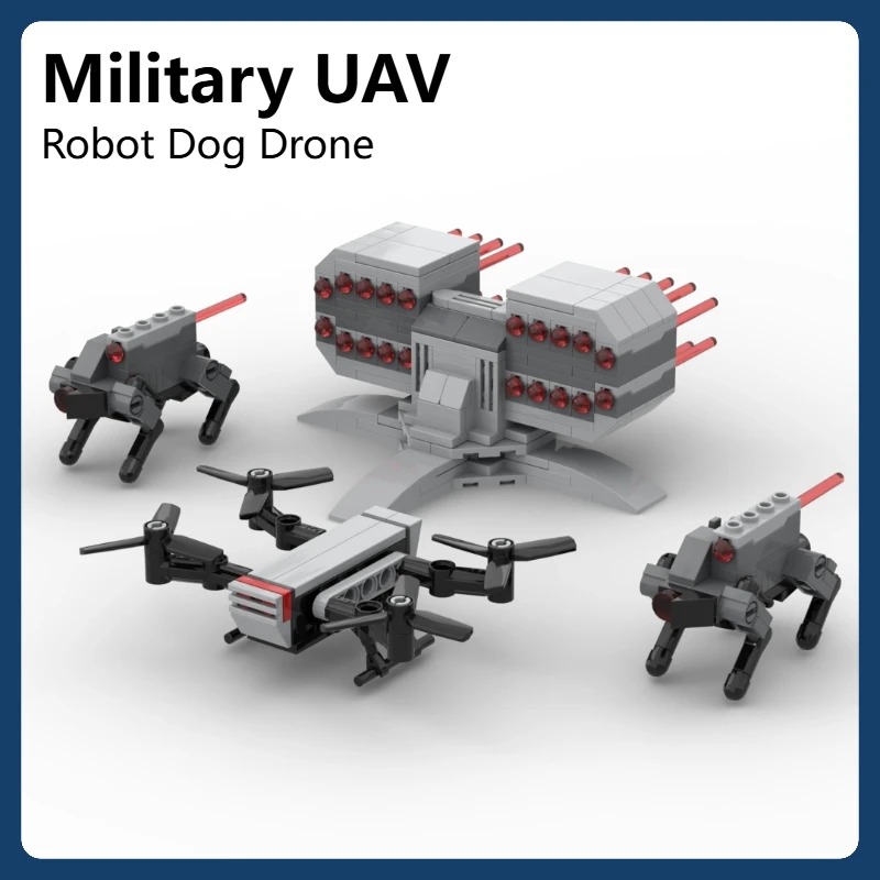 WW2 Military Accessories UAV R - مراجعة Lego Minifigure Holder وسعره
