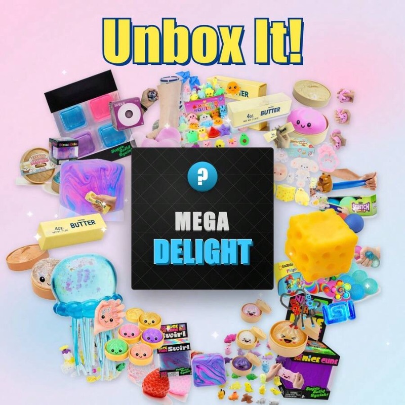 Fidget Cute Stress Relief Toys - مراجعة Mystery Box Blind Bag وسعره