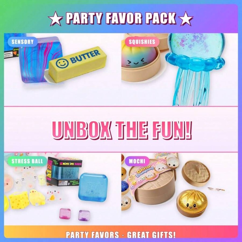 Fidget Cute Stress Relief Toys - مراجعة Mystery Box Blind Bag وسعره