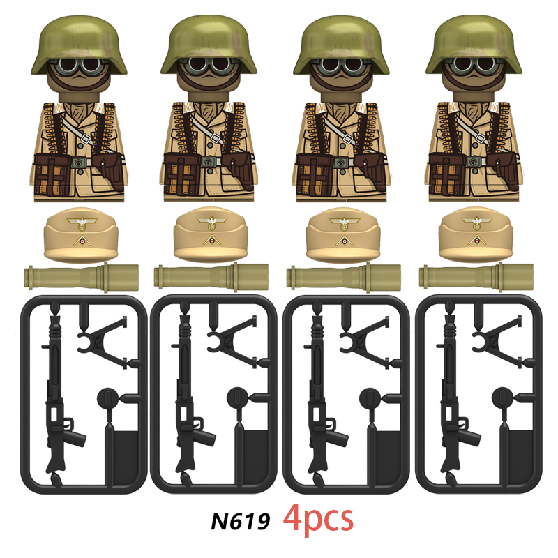 HOT Military Figures Building  - مراجعة Lego Minifigure Holder وسعره