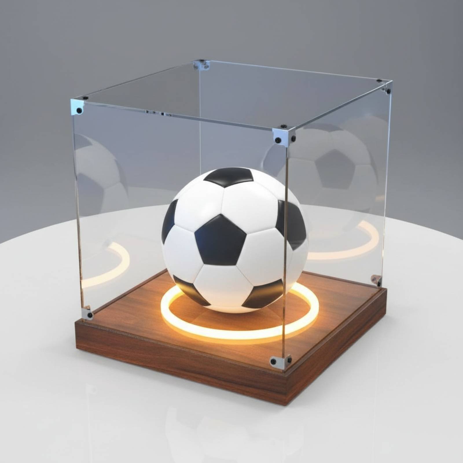 Acrylic Roundball Display Case - مراجعة Display Case Acrylic وسعره