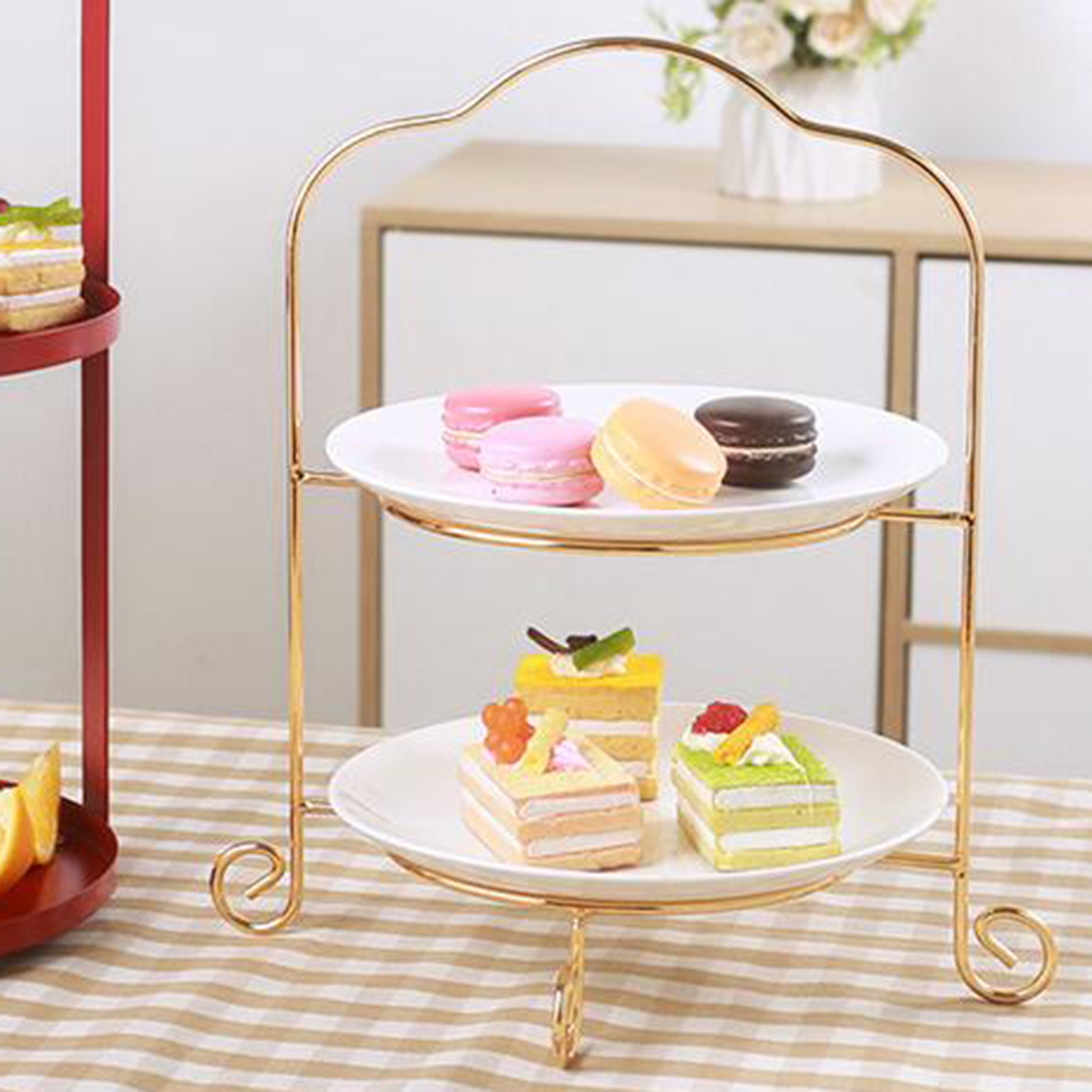 2 Tier Cake Cupcake Stand Deco - مراجعة Display Risers Set وسعره