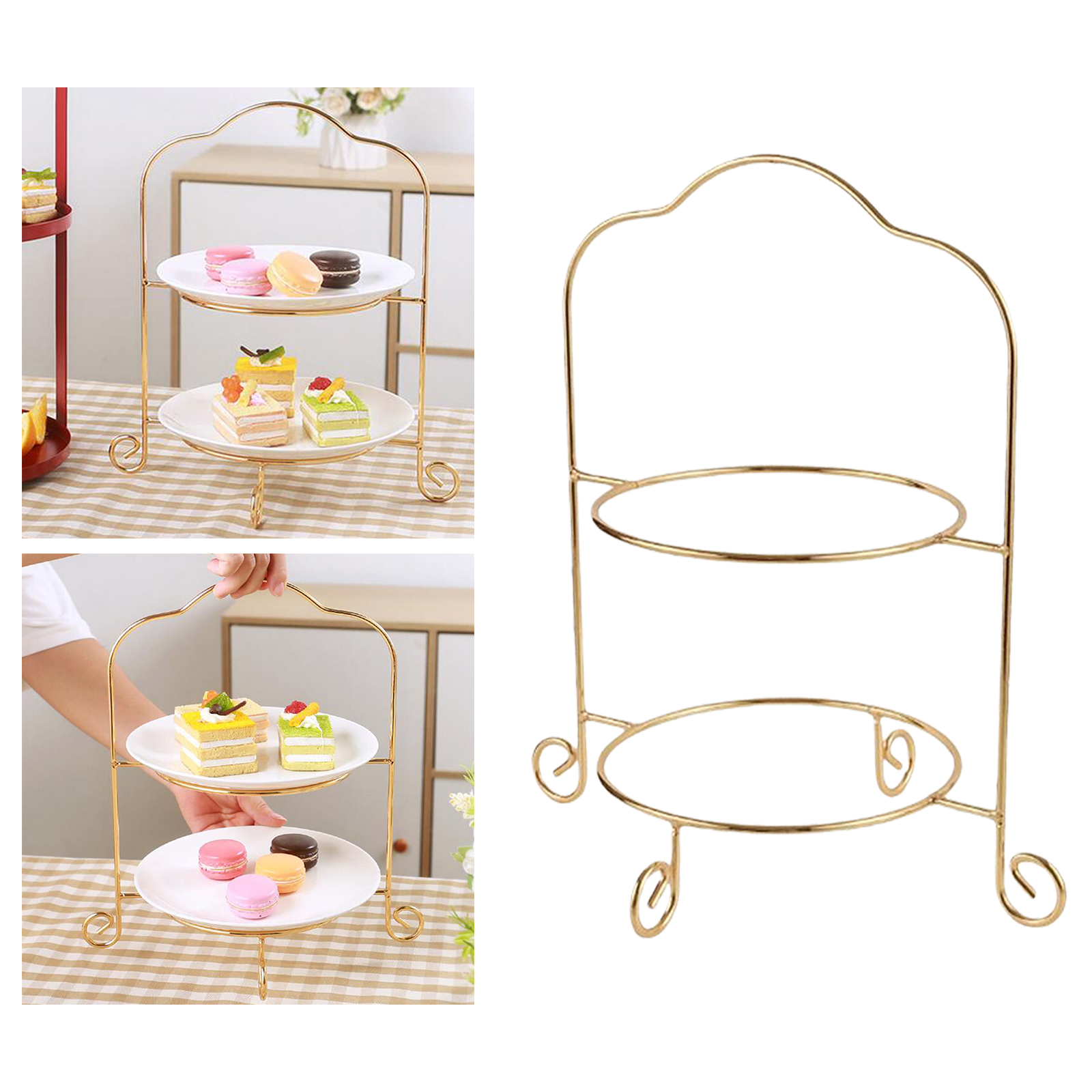 2 Tier Cake Cupcake Stand Deco - مراجعة Display Risers Set وسعره