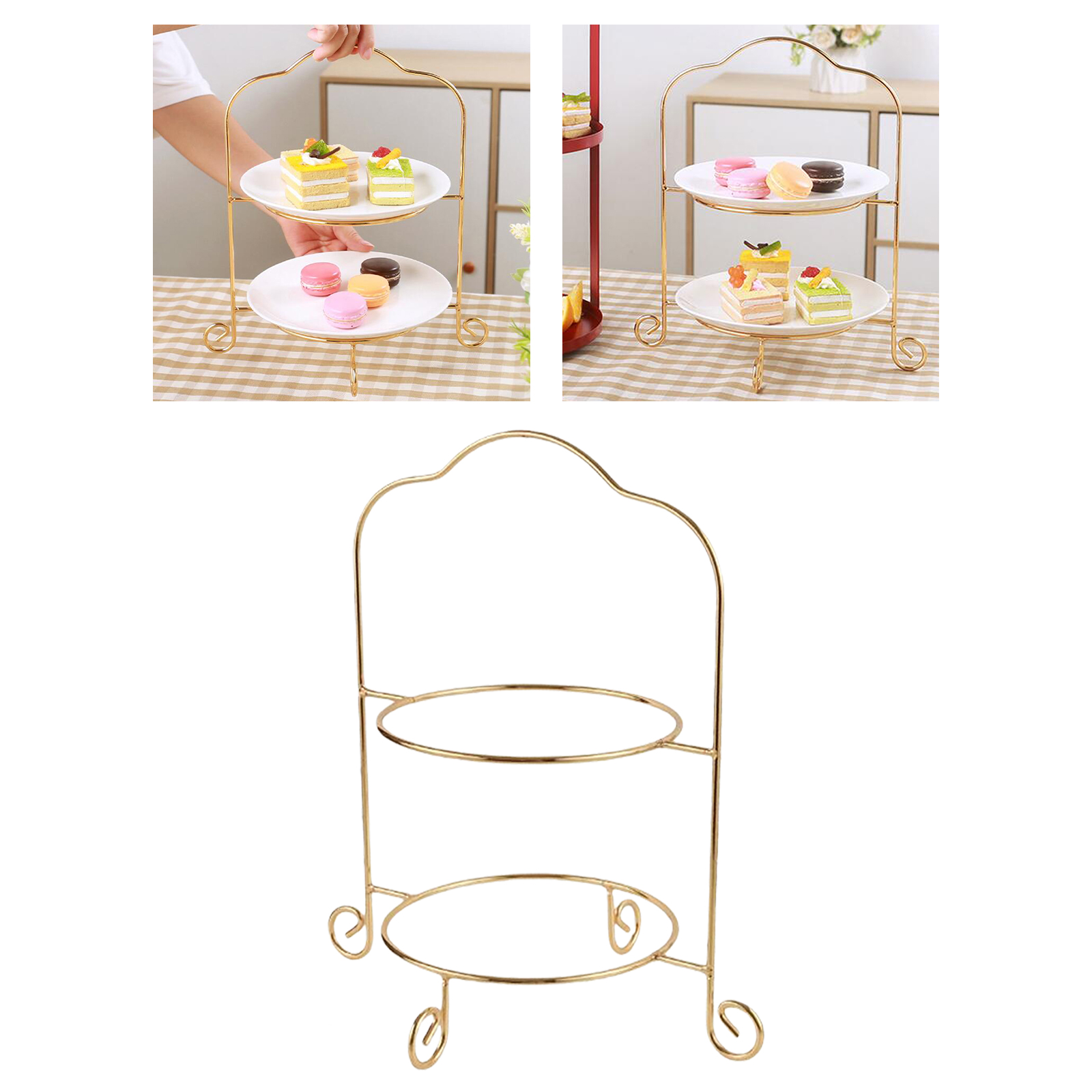 2 Tier Cake Cupcake Stand Deco - مراجعة Display Risers Set وسعره