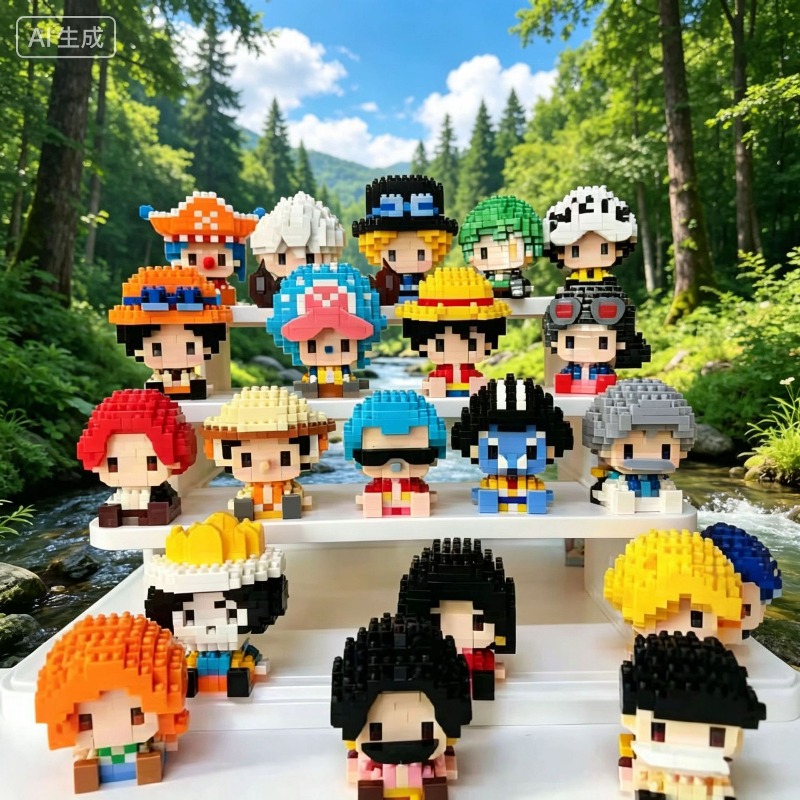 New ONE PIECE Sun God Nika Luf - مراجعة Building Block Mini وسعره