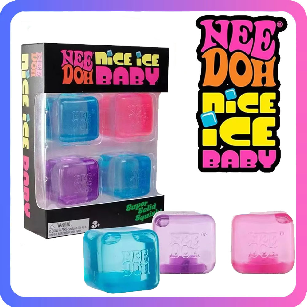 New Needoh Nice Ice Baby Fidge - مراجعة Fidget Cube Original وسعره