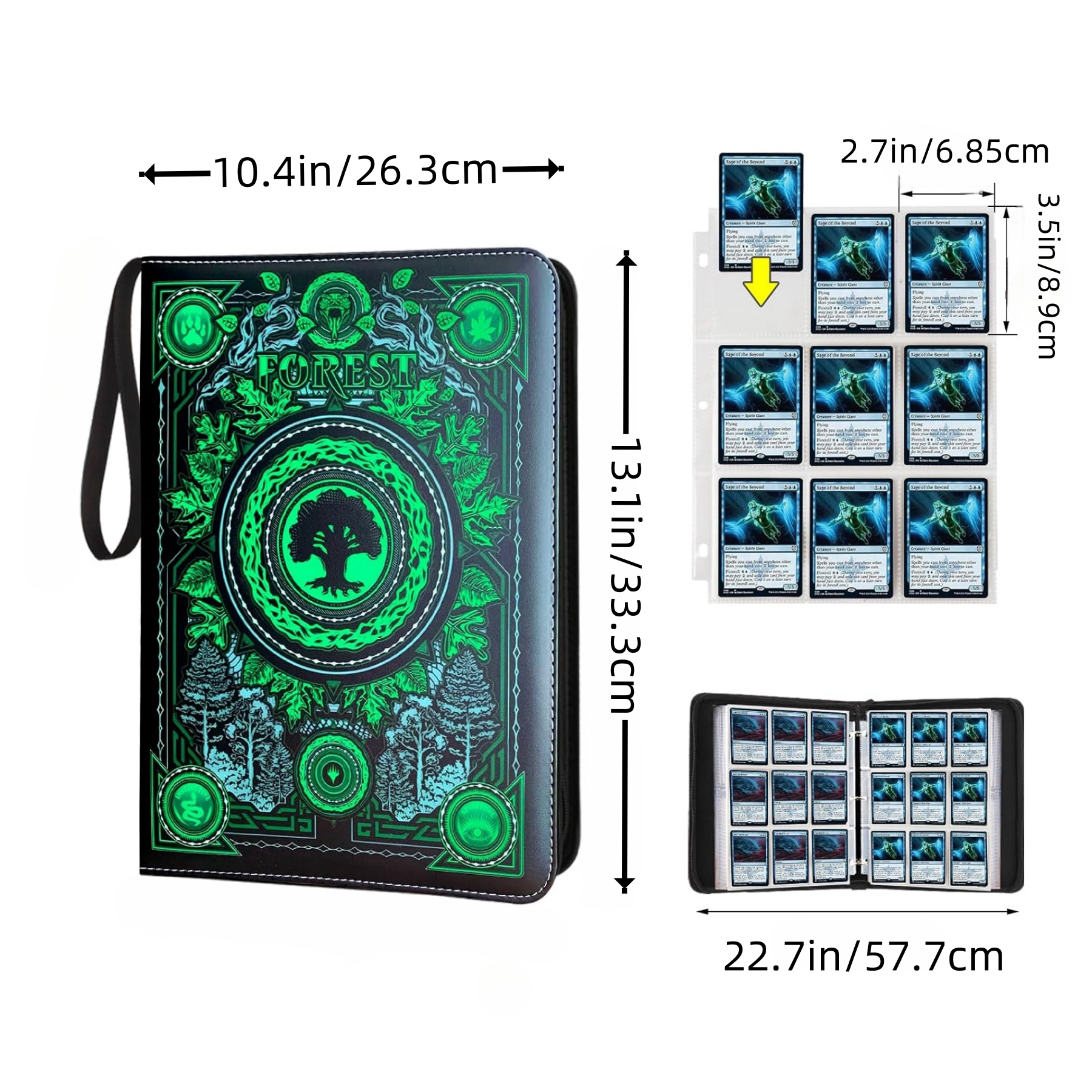 9 Pocket Card Binder with Slee - مراجعة Card Penny Sleeve وسعره