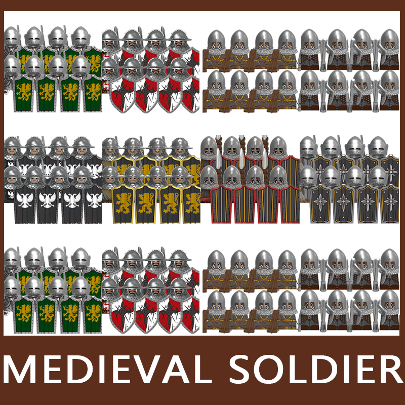 MOC Medieval Castle Soldier Fi - مراجعة Lego Minifigure Holder وسعره