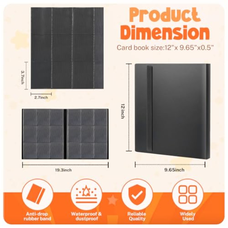 Card Binder, 9 Pocket Trading  - مراجعة Trading Card Binder وسعره