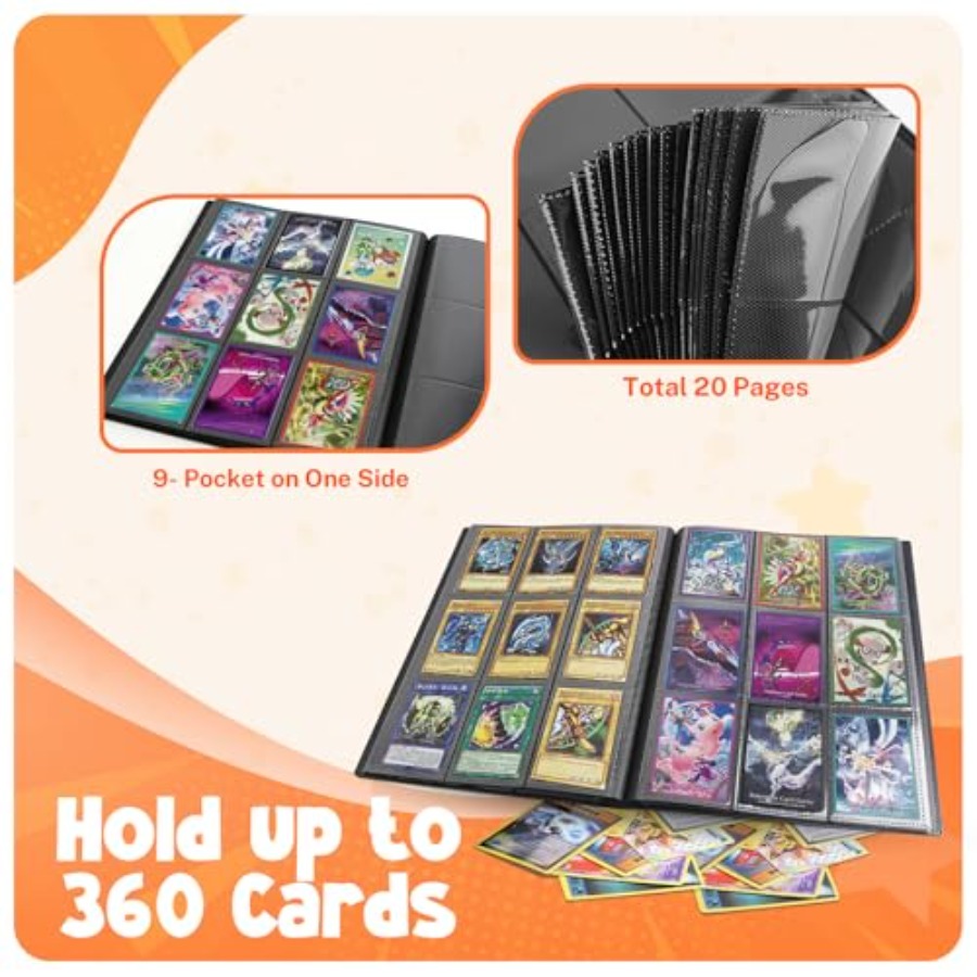 Card Binder, 9 Pocket Trading  - مراجعة Trading Card Binder وسعره