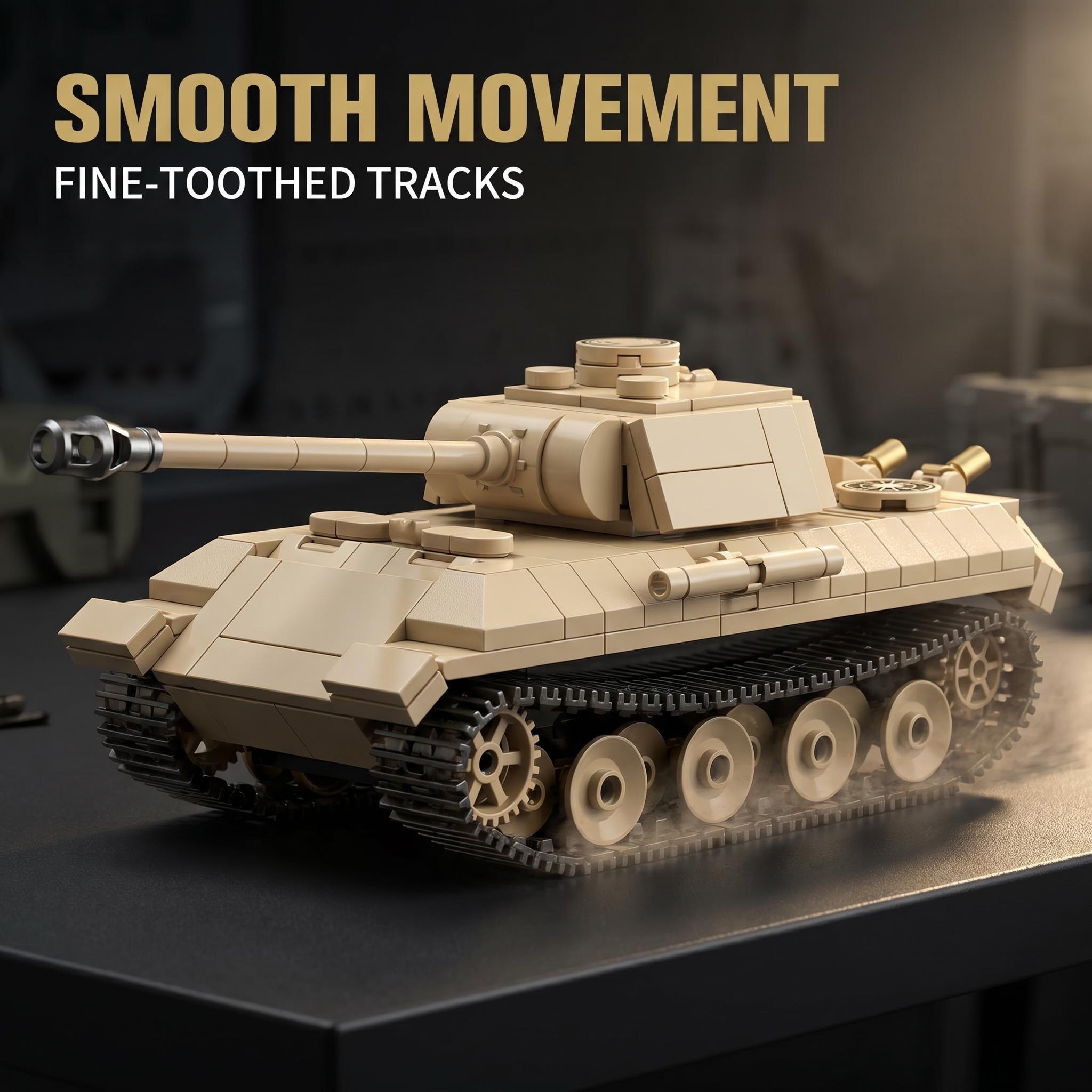 MOC Panther V Tank Tiger I KV- - مراجعة Lego Minifigure Holder وسعره