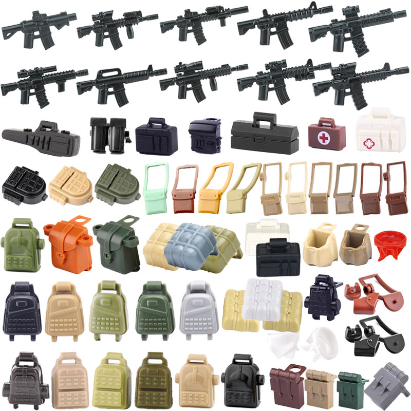 Military Figure Weapons Access - مراجعة Lego Minifigure Holder وسعره