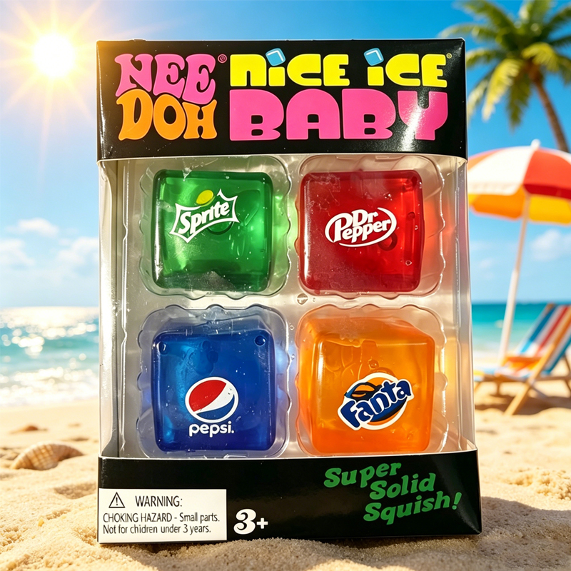 Squishy Schylling NeeDoh Nice  - مراجعة Fidget Cube Original وسعره