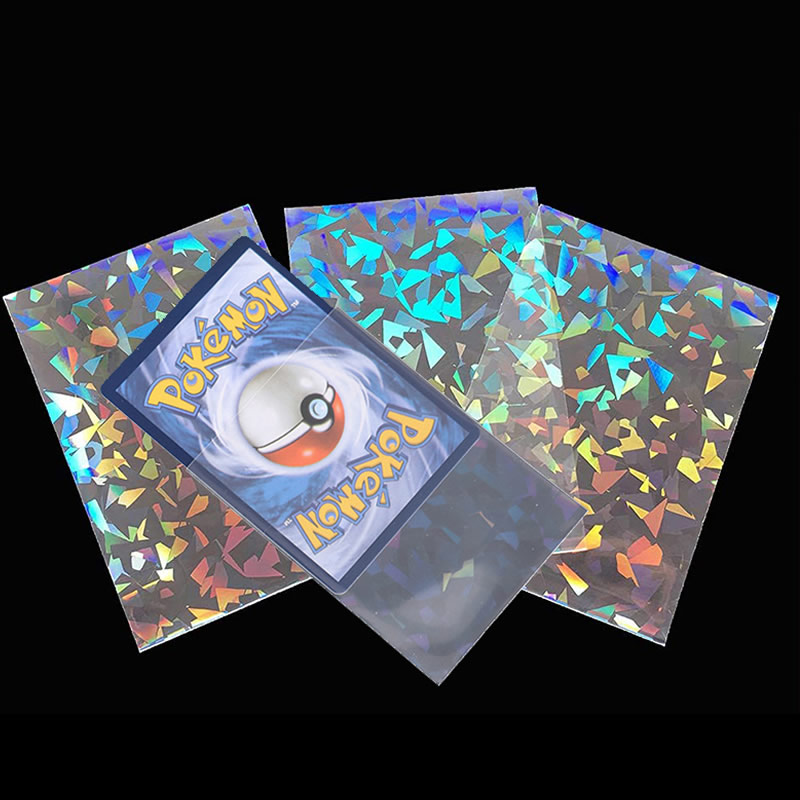 50pcs Soft Trading Laser Card  - مراجعة Card Penny Sleeve وسعره