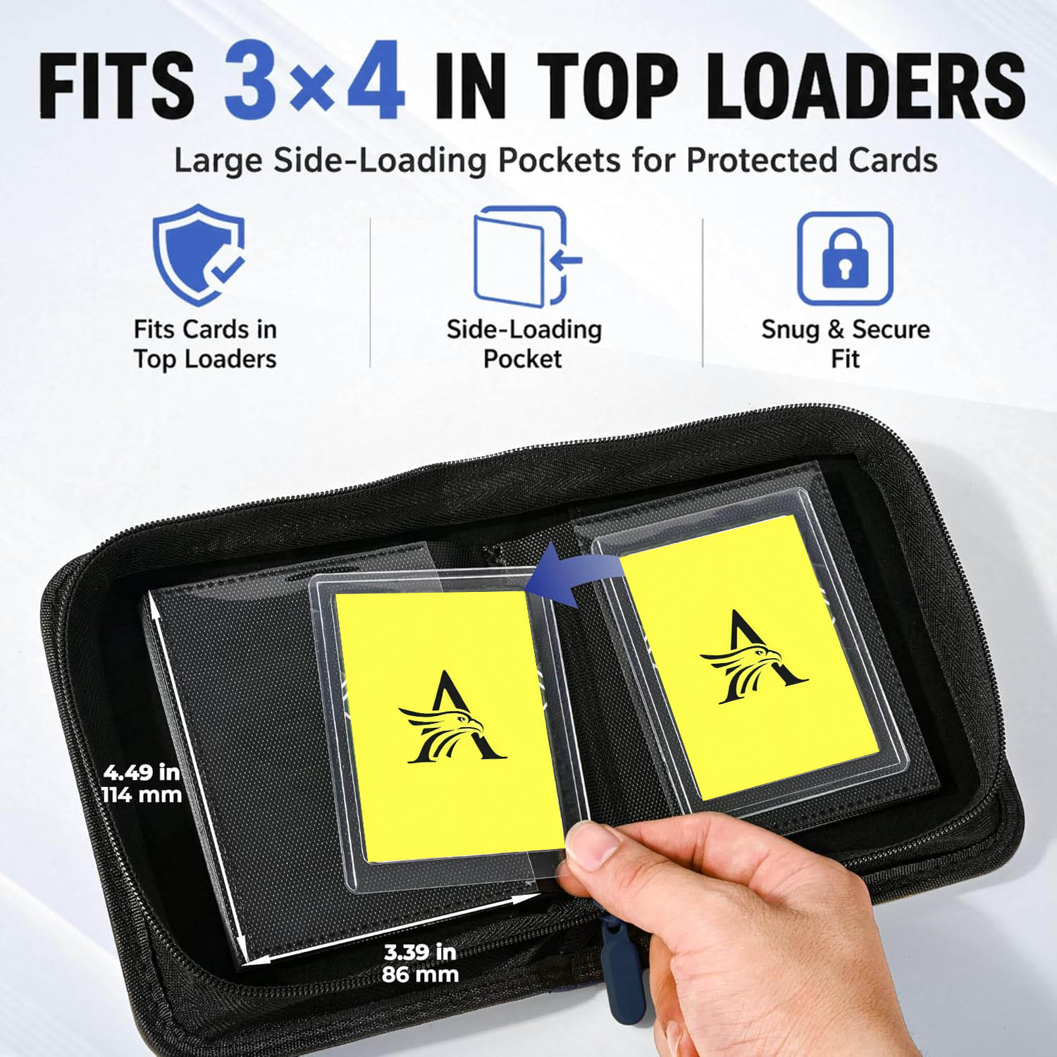 Top Loader Binder, 1 Pocket Ho - مراجعة Card Top Loader وسعره