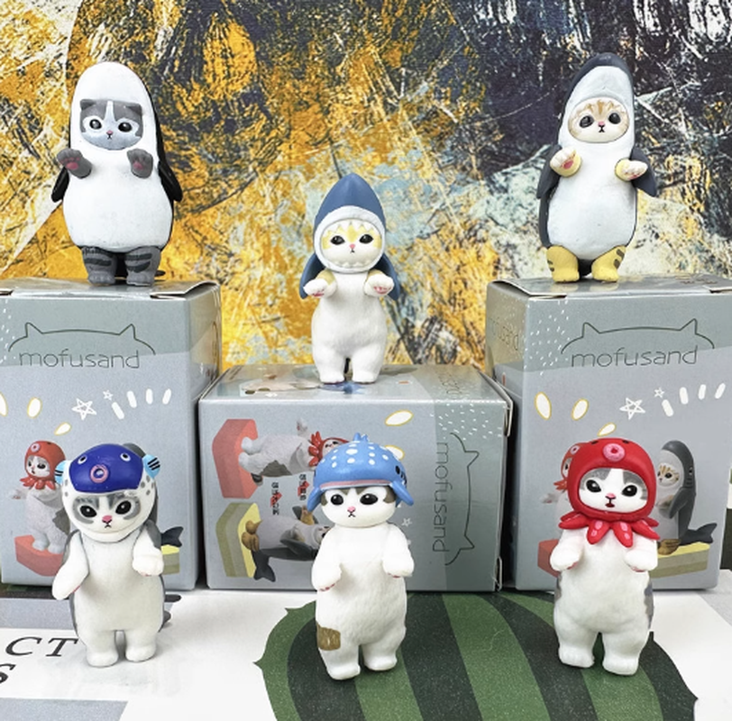 Mofusand Cute Great White Shar - مراجعة Mystery Box Blind Bag وسعره