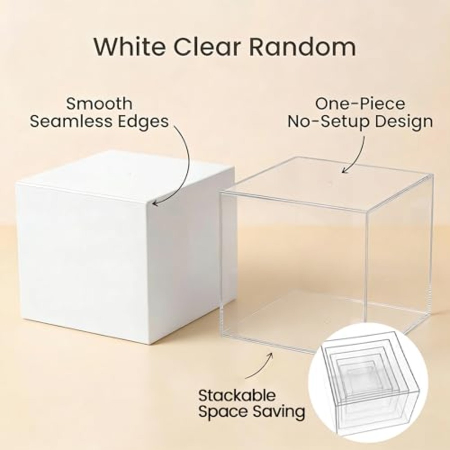 6PCS Clear and Buffet Risers w - مراجعة Display Risers Set وسعره
