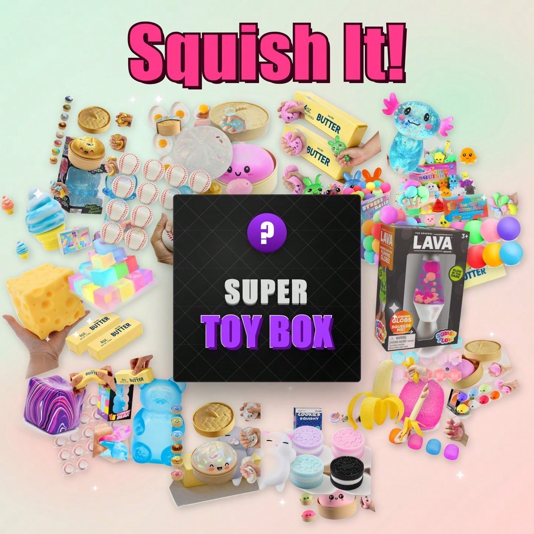 Cute Basic Squishy Blind Box – - مراجعة Mystery Box Blind Bag وسعره
