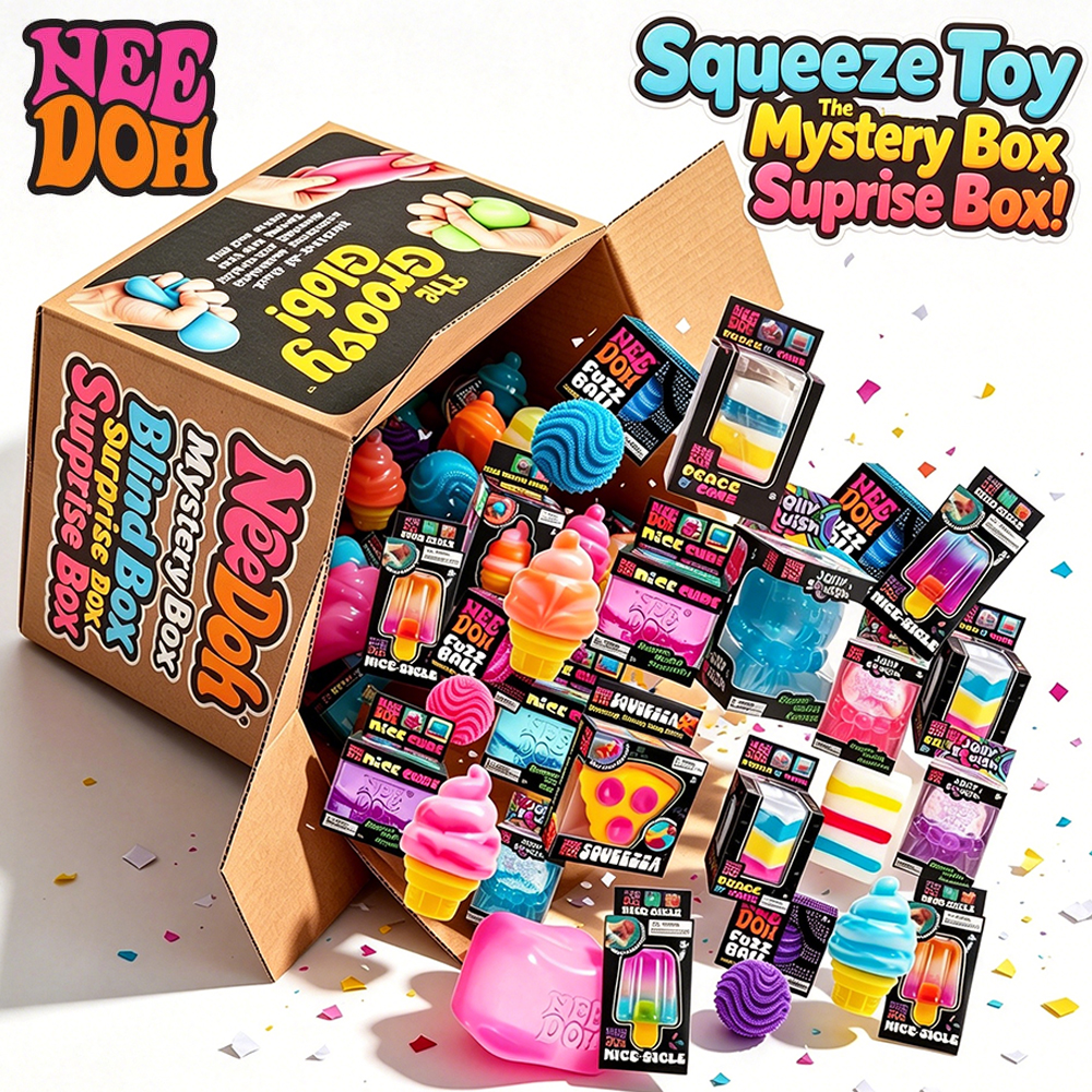2026 NeeDoh Schylling Squeez T - مراجعة Mystery Box Blind Bag وسعره