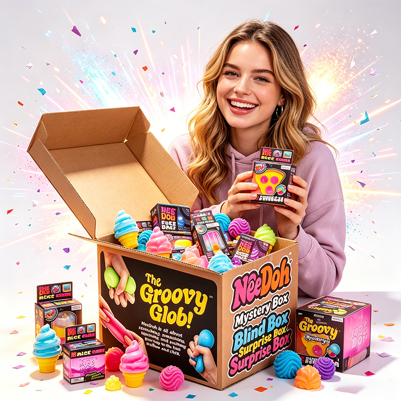 2026 NeeDoh Schylling Squeez T - مراجعة Mystery Box Blind Bag وسعره