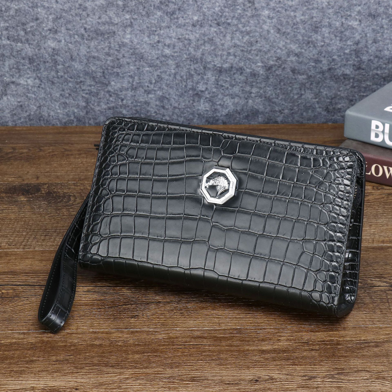 Men's Genuine Leather Clutch B - مراجعة Card Top Loader وسعره