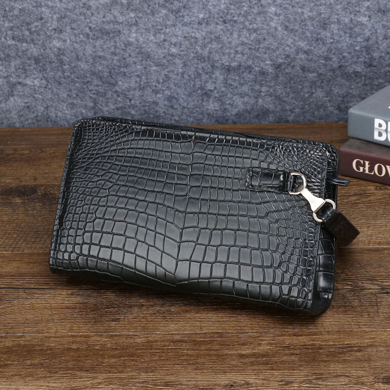 Men's Genuine Leather Clutch B - مراجعة Card Top Loader وسعره