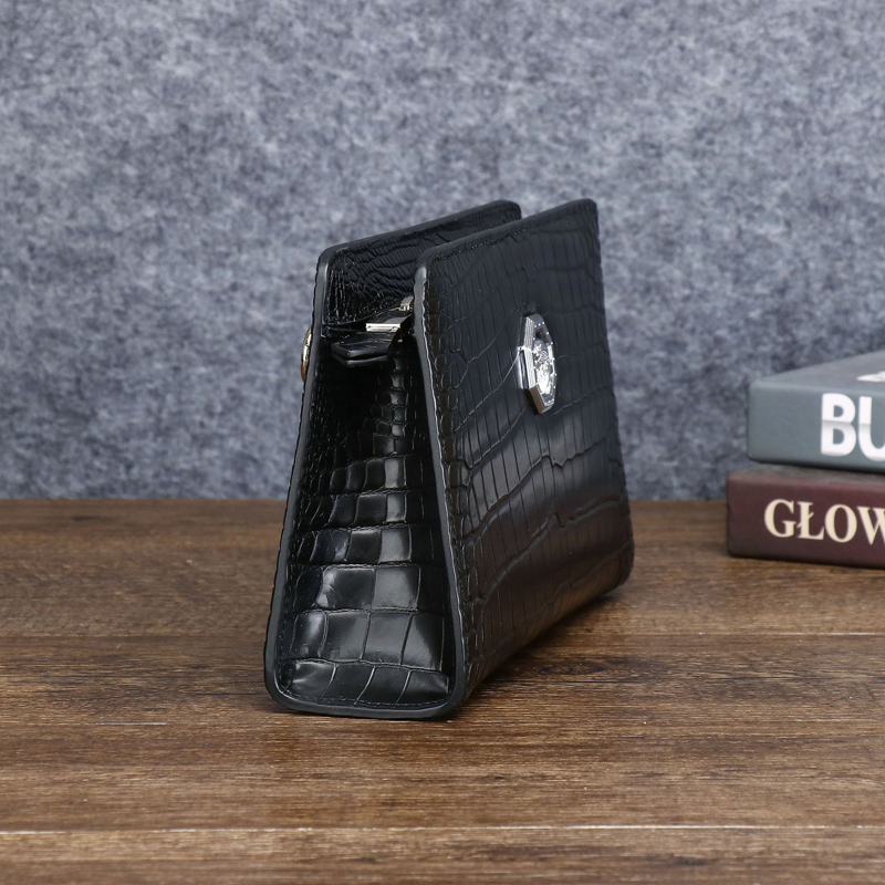 Men's Genuine Leather Clutch B - مراجعة Card Top Loader وسعره