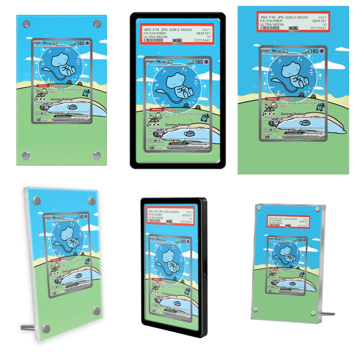 Pokemon Cards Display PTCG Mew - مراجعة Display Case Acrylic وسعره