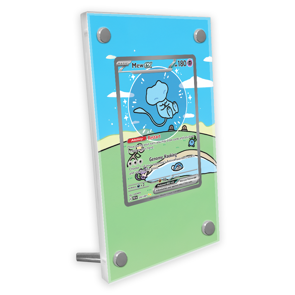 Pokemon Cards Display PTCG Mew - مراجعة Display Case Acrylic وسعره