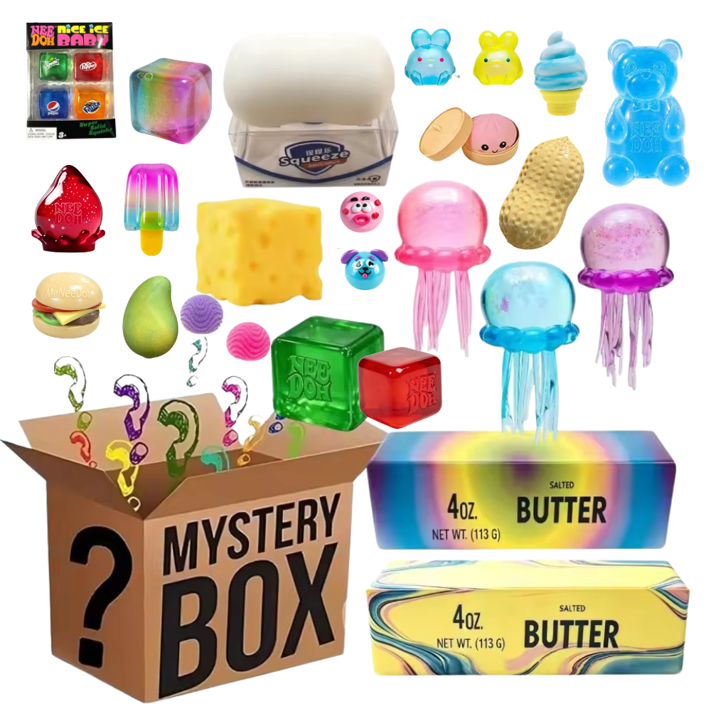Mystery Fidget Toy Blind Box , - مراجعة Mystery Box Blind Bag وسعره