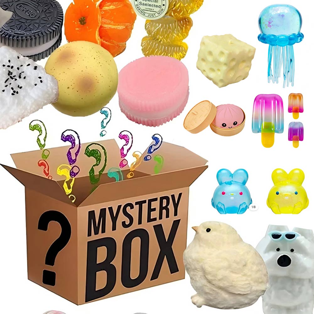 Mystery Fidget Toy Blind Box , - مراجعة Mystery Box Blind Bag وسعره
