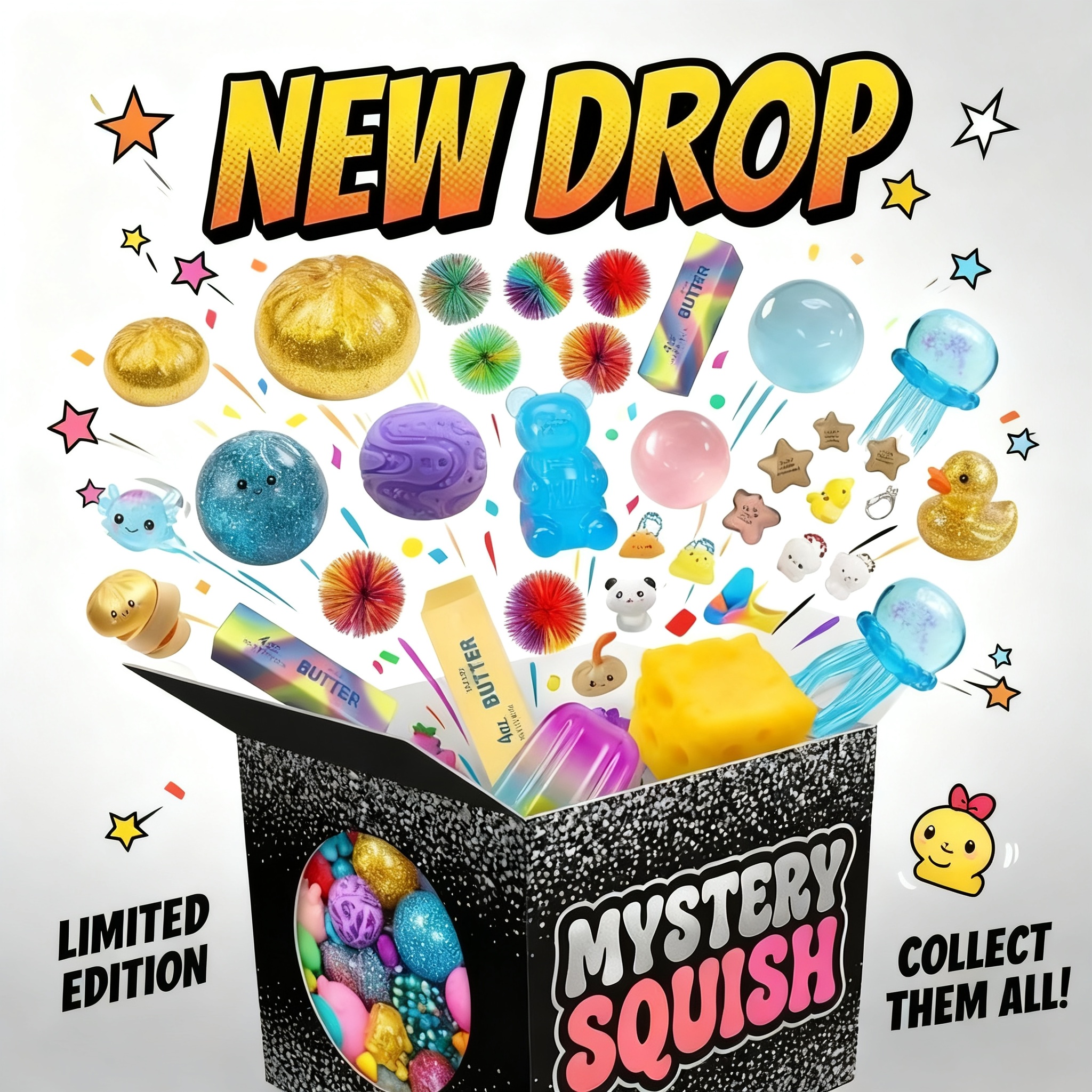 Squish Time Nee Doh Mystery Bl - مراجعة Mystery Box Blind Bag وسعره