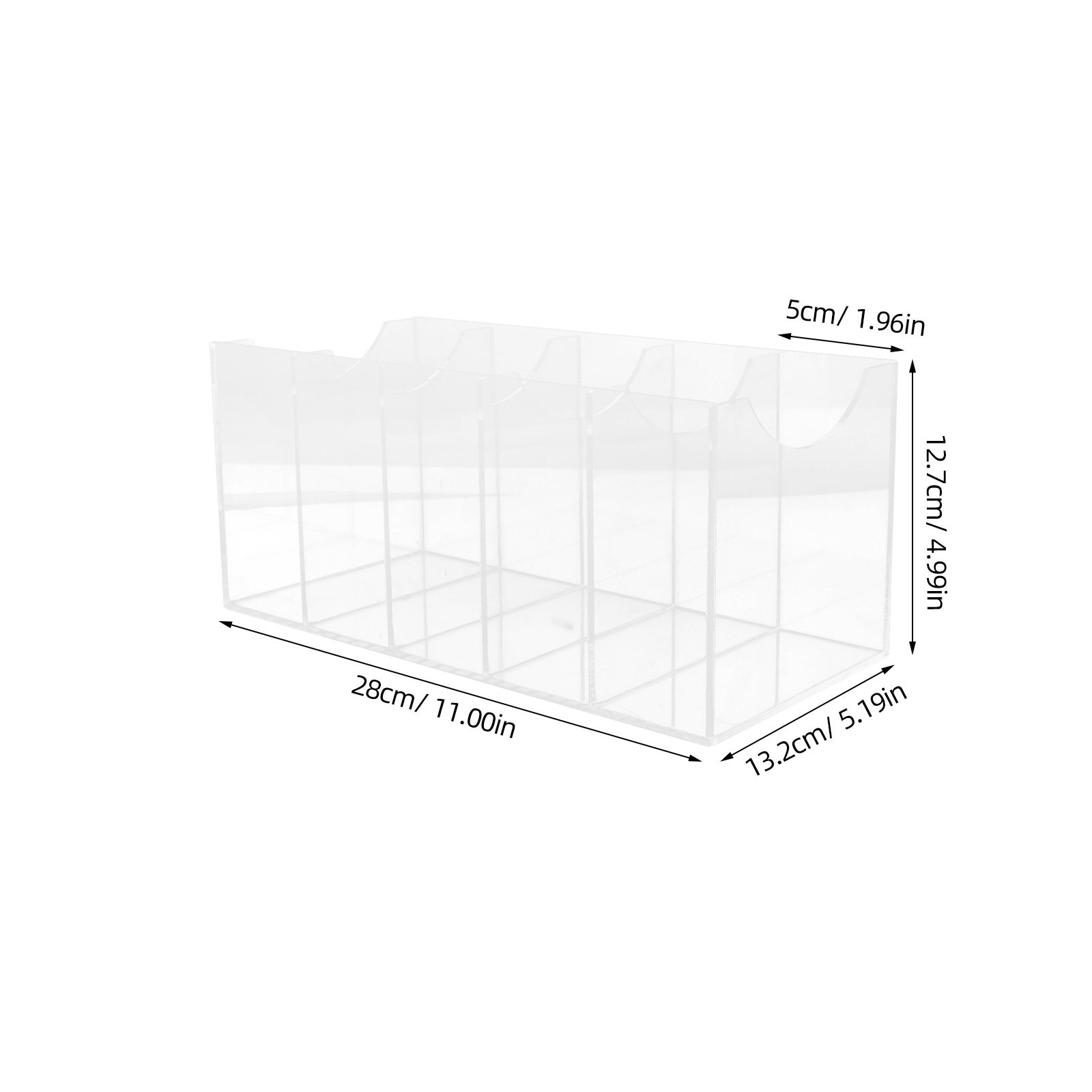 5-Compartment Acrylic Belt Org - مراجعة Display Case Acrylic وسعره