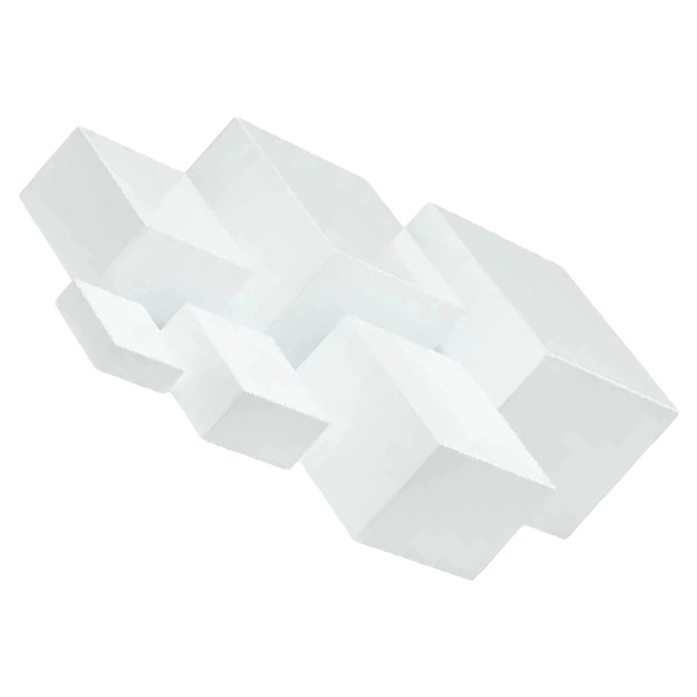6Pcs Minimalist White Plastic  - مراجعة Display Risers Set وسعره