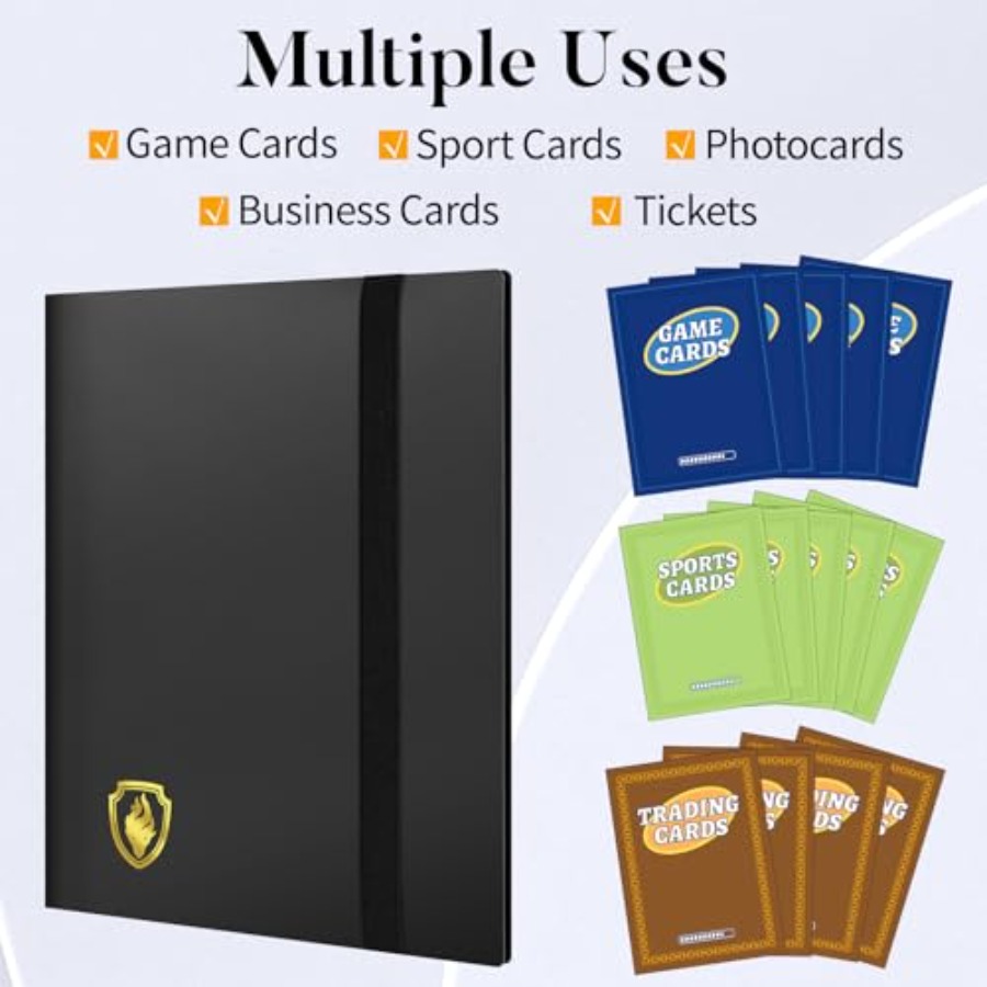 Heavy Duty Card Binder, 9 Pock - مراجعة Trading Card Binder وسعره