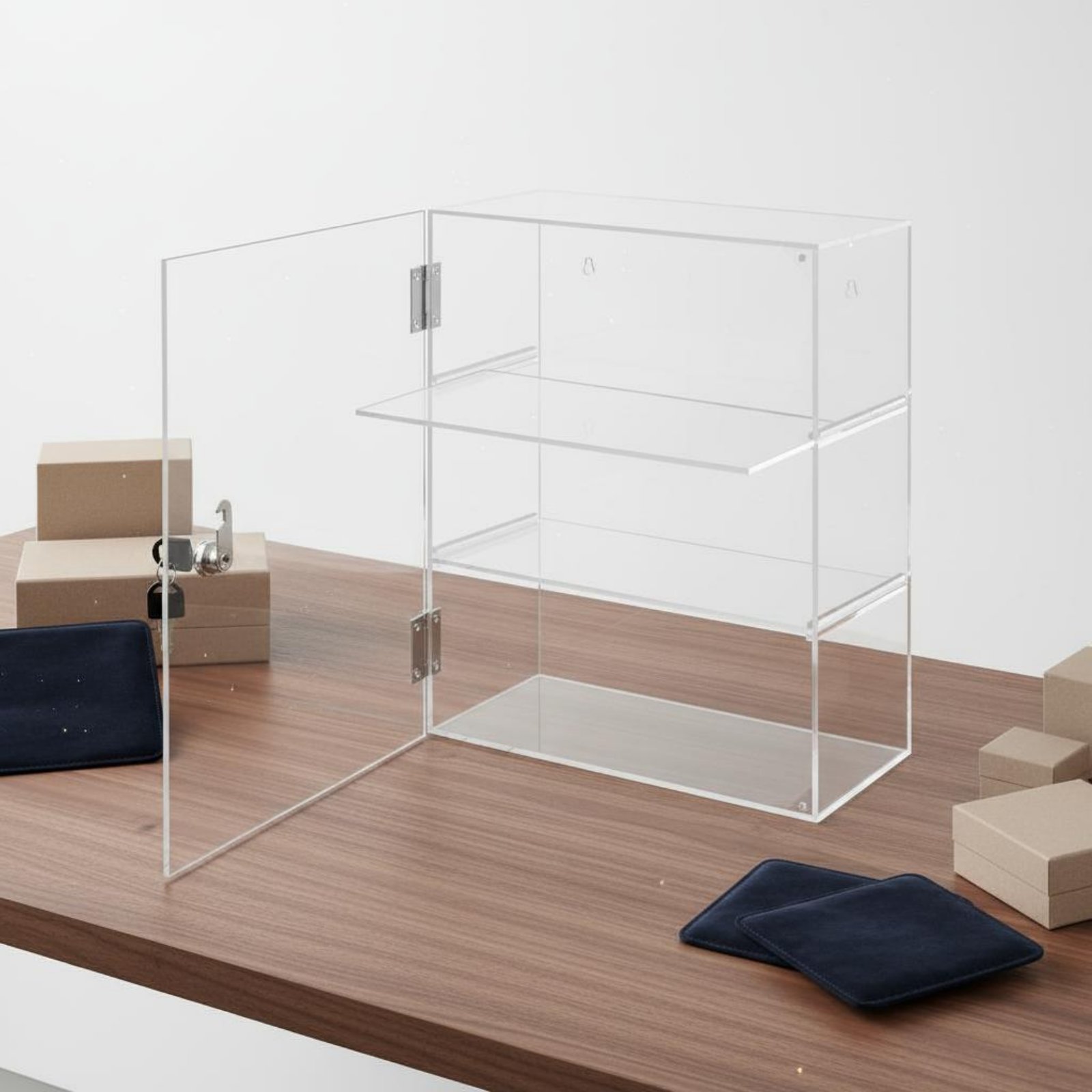 Locking Acrylic Display Case L - مراجعة Display Case Acrylic وسعره