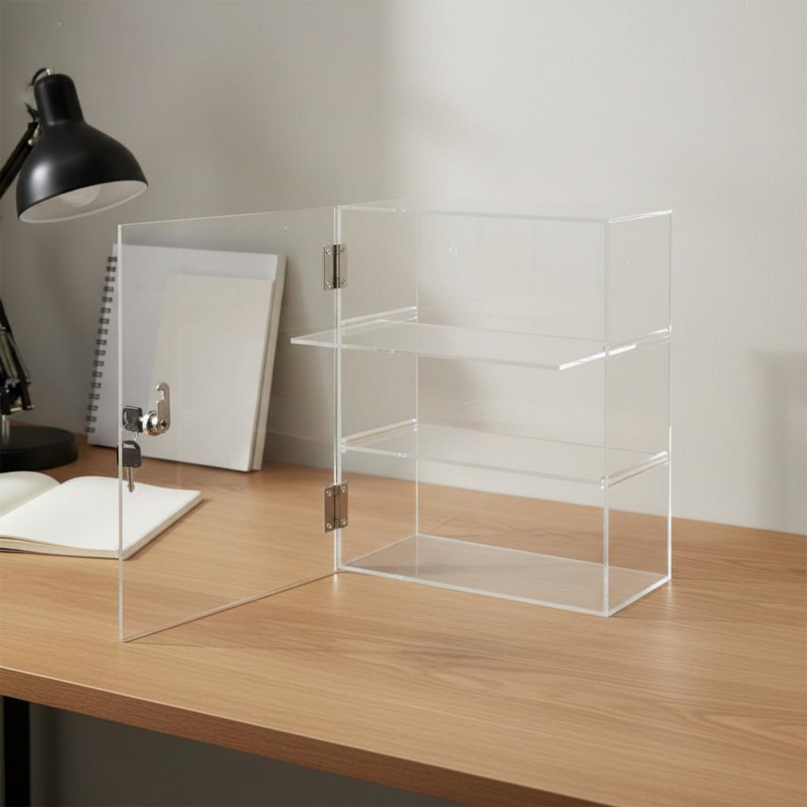 Locking Acrylic Display Case L - مراجعة Display Case Acrylic وسعره