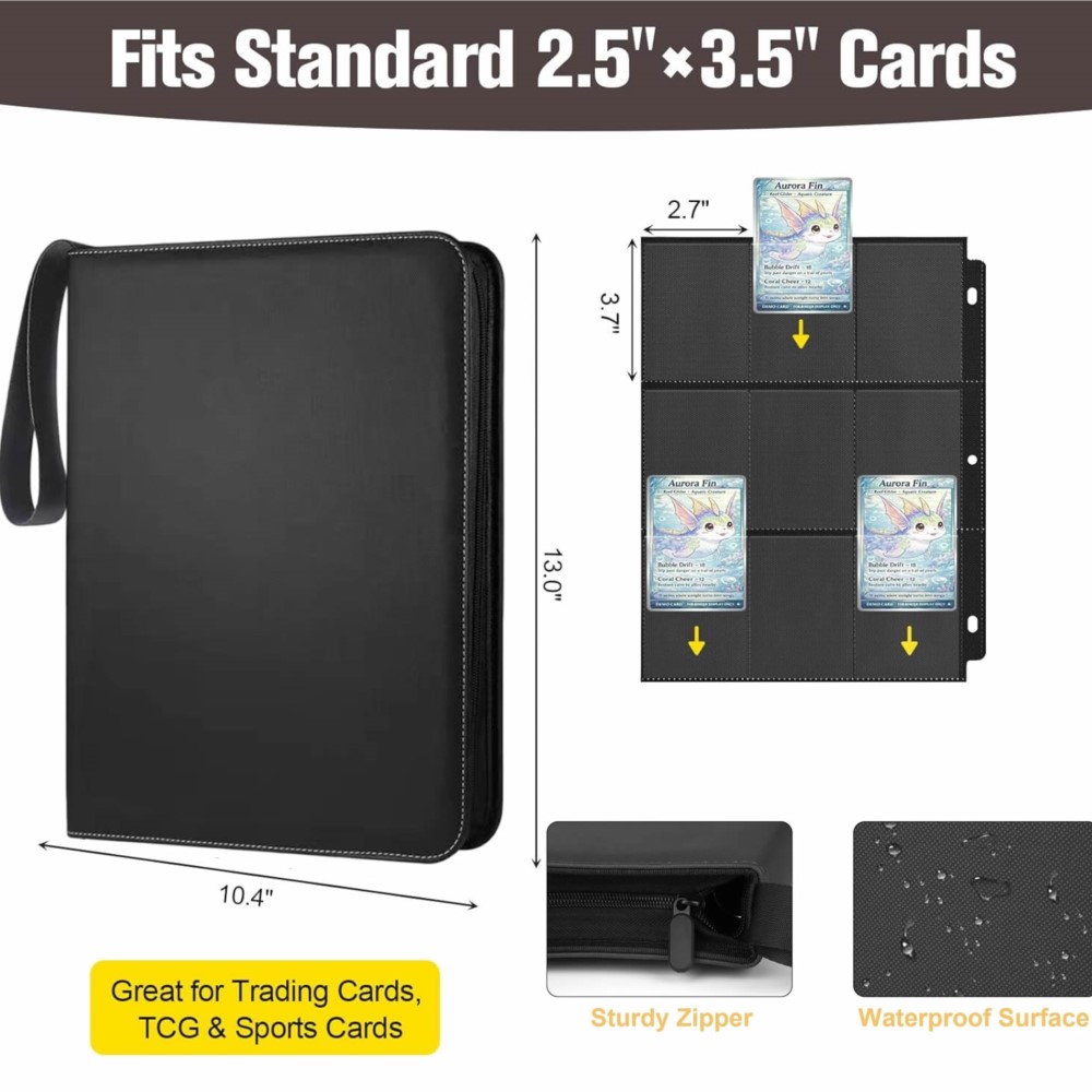 900 Pockets Card Binder Album  - مراجعة Pokemon Binder Card وسعره